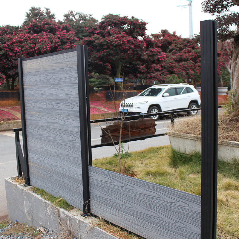 Garduri din aluminiu WPC impermeabile